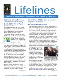 Lifelines Winter 2013